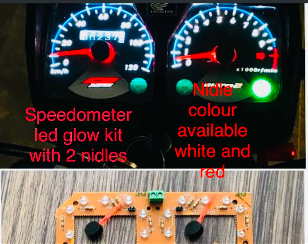 Meter Glow Kit For 125 Bike (Imported Kit)