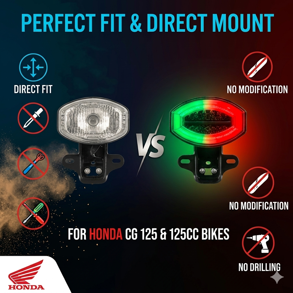 RGB Moon Back Light For Honda 125 Mobile App Control