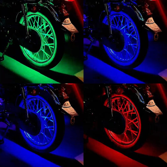 Multicolor Hubrim Light For Bikes All Vehicals
