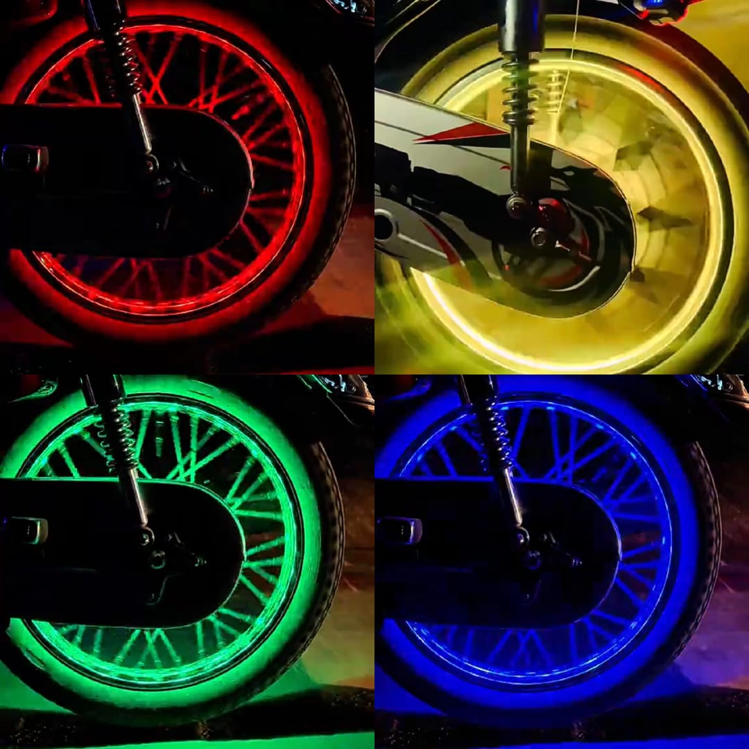 Multicolor Hubrim Light For Bikes All Vehicals