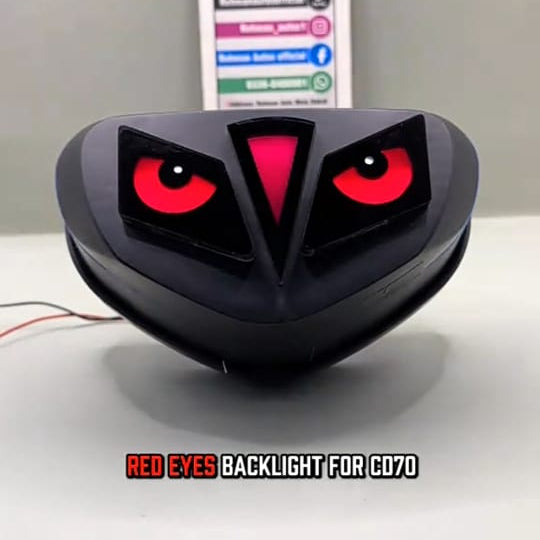 Stylish Fancy Eyes Back Light for CG-125/CD-70 With Free Gift