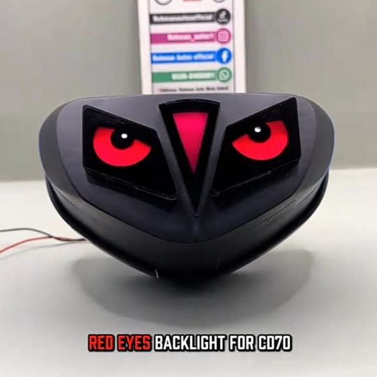 Multicolor Eyes Back Light for CG-125 & CD-70 (With any Free Gift)